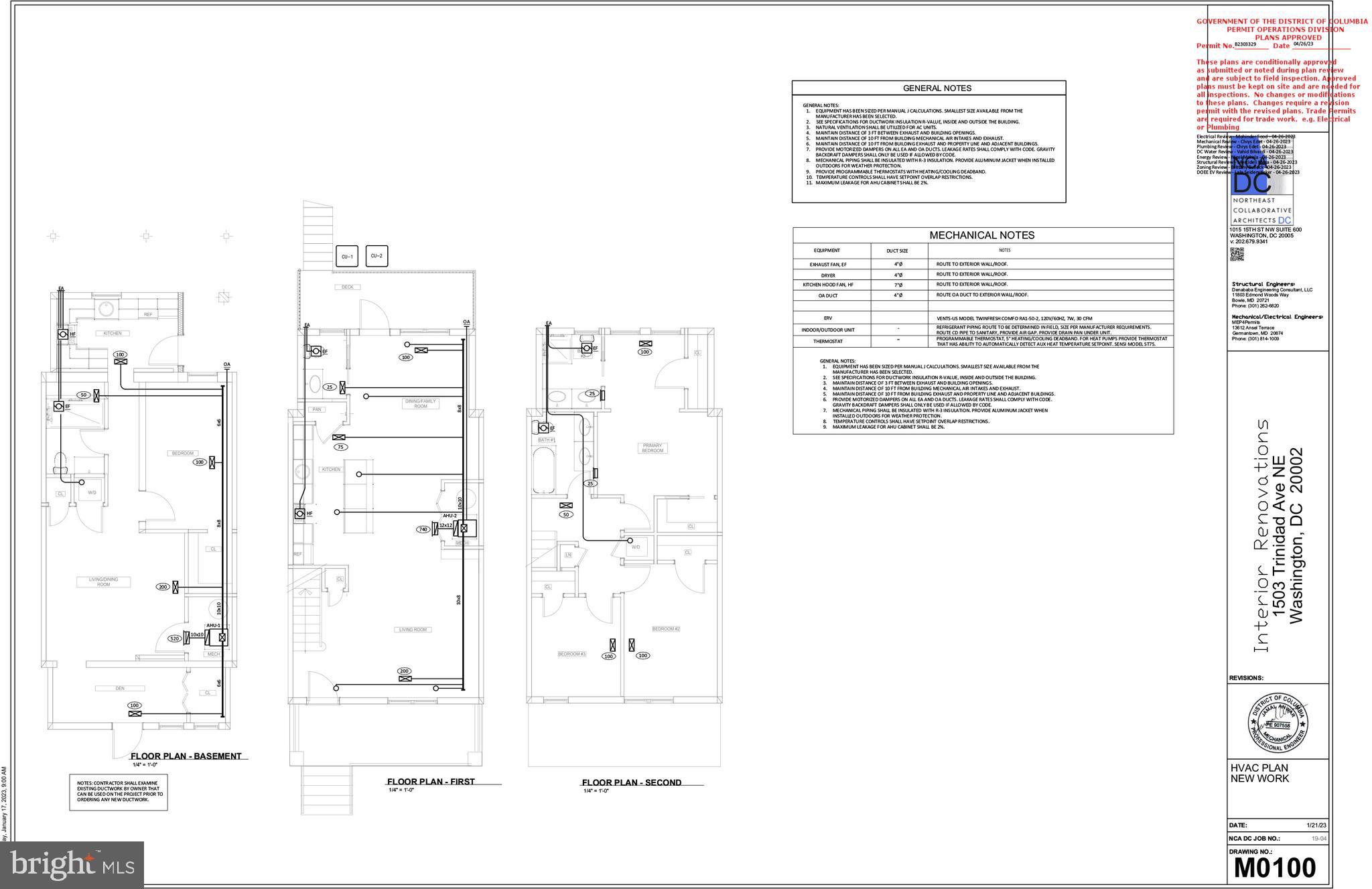 1503 Trinidad Avenue Northeast Washington, DC 20002 - Photo 18 of 29 a picture of a floor plan