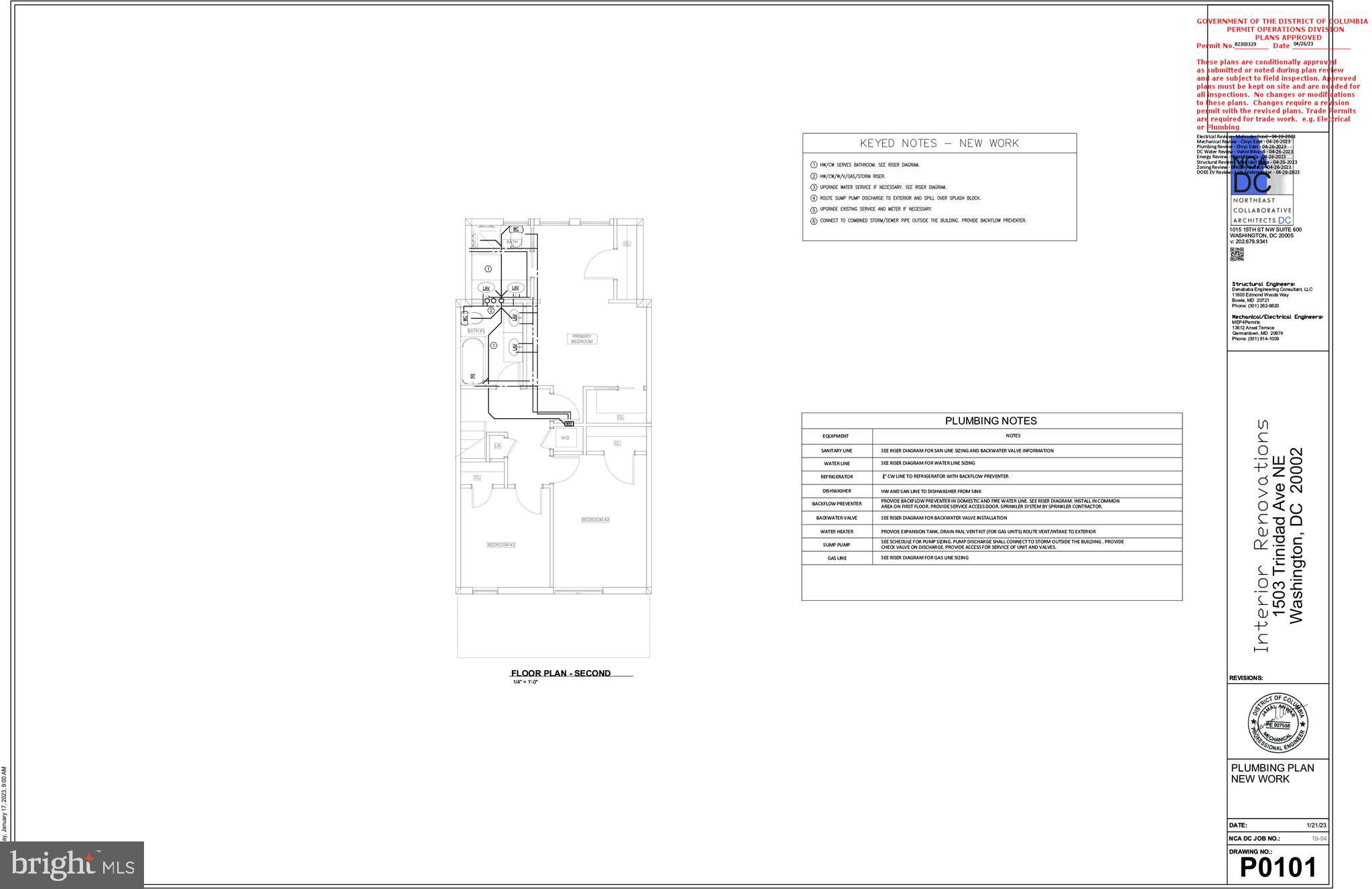 1503 Trinidad Avenue Northeast Washington, DC 20002 - Photo 22 of 29 a picture of a floor plan