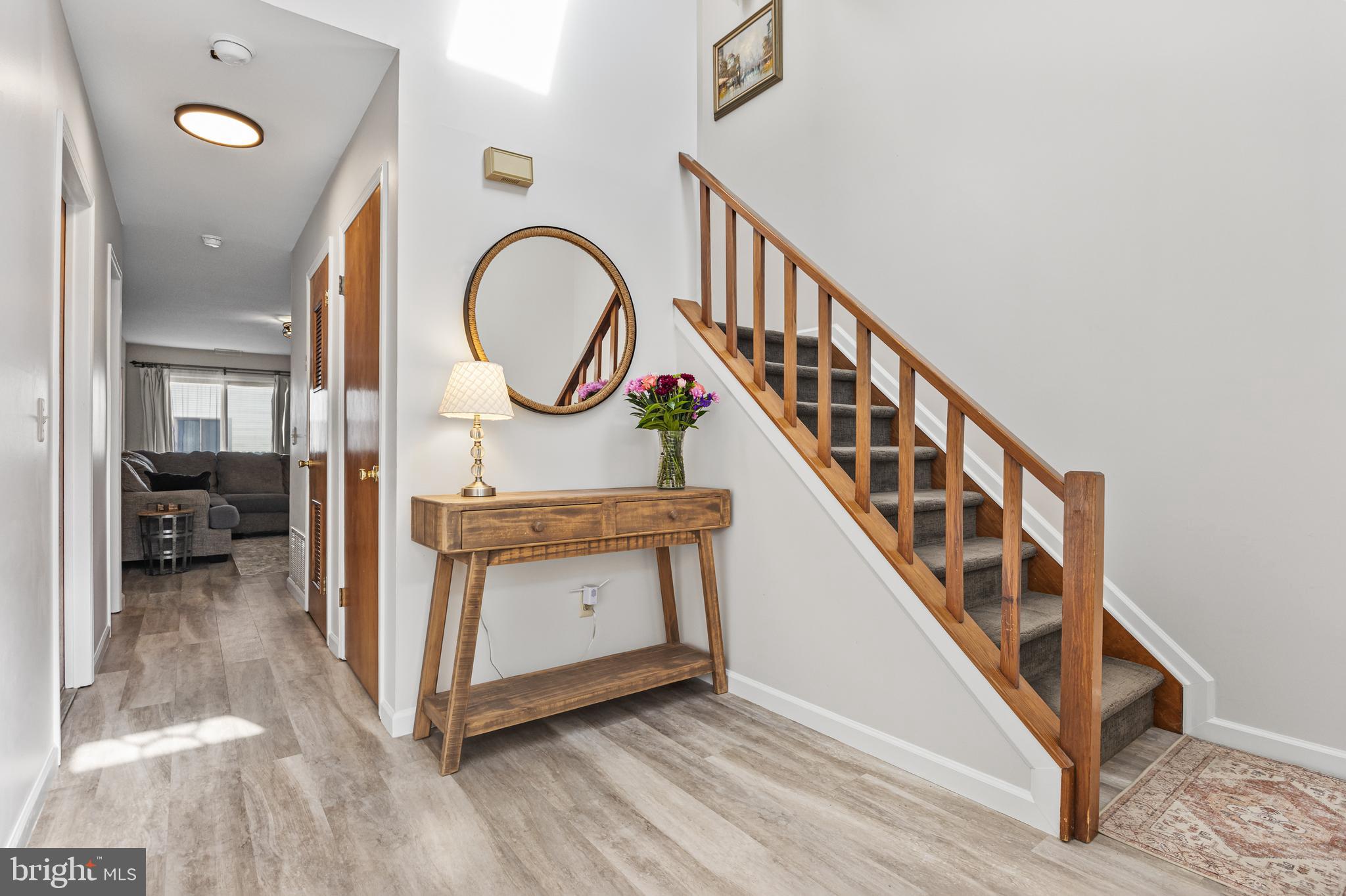 15 Ginger Drive Lumberton, NJ 08048 - Photo 5 of 30 a view of staircase with railing and a chandelier