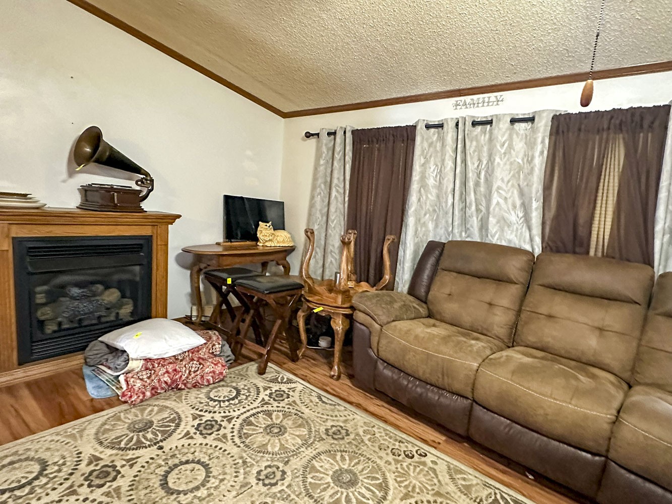 2641 Stanley Valley Road Surgoinsville, TN 37873 - Photo 9 of 26 a living room with furniture and a fireplace