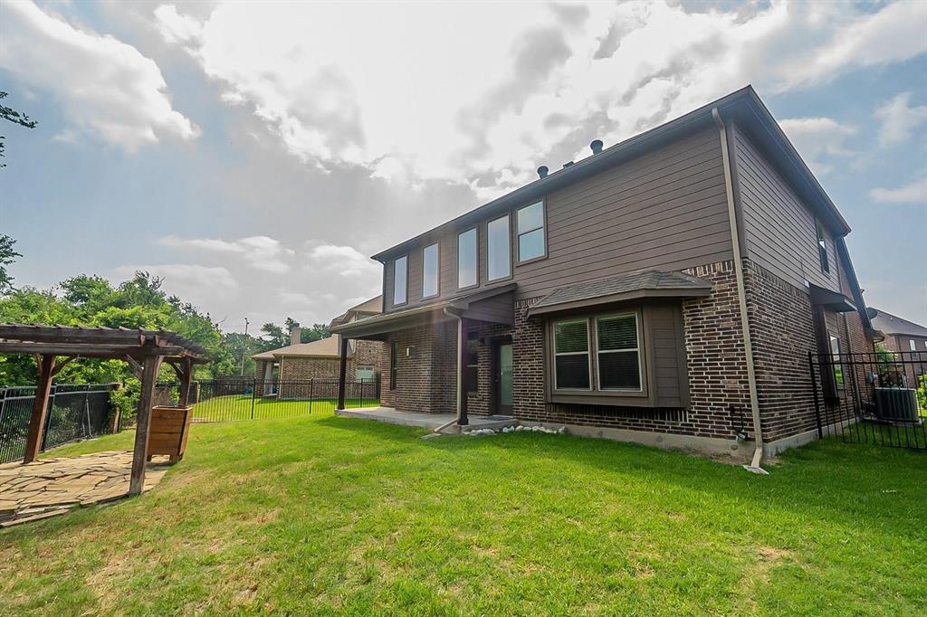 4433 Paula Ridge Court Fort Worth, TX 76137 - Photo 24 of 24 a view of a house with a backyard