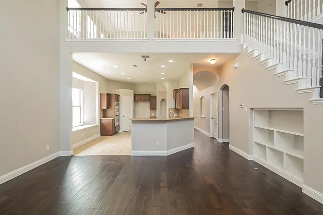 a view of a living room