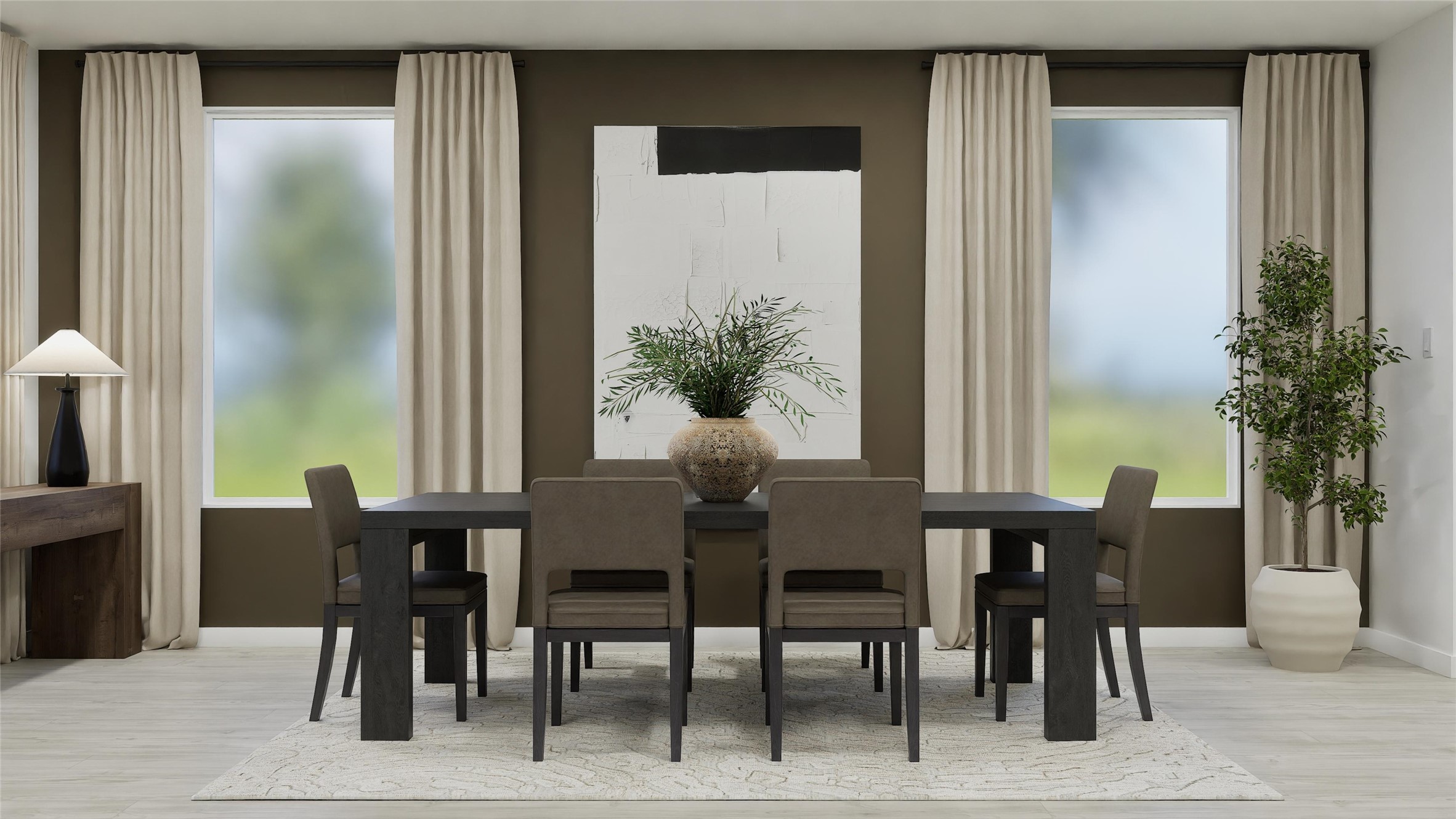 135 Outrigger Way Kyle, TX 78640 - Photo 11 of 33 a dining room with furniture and wooden floor