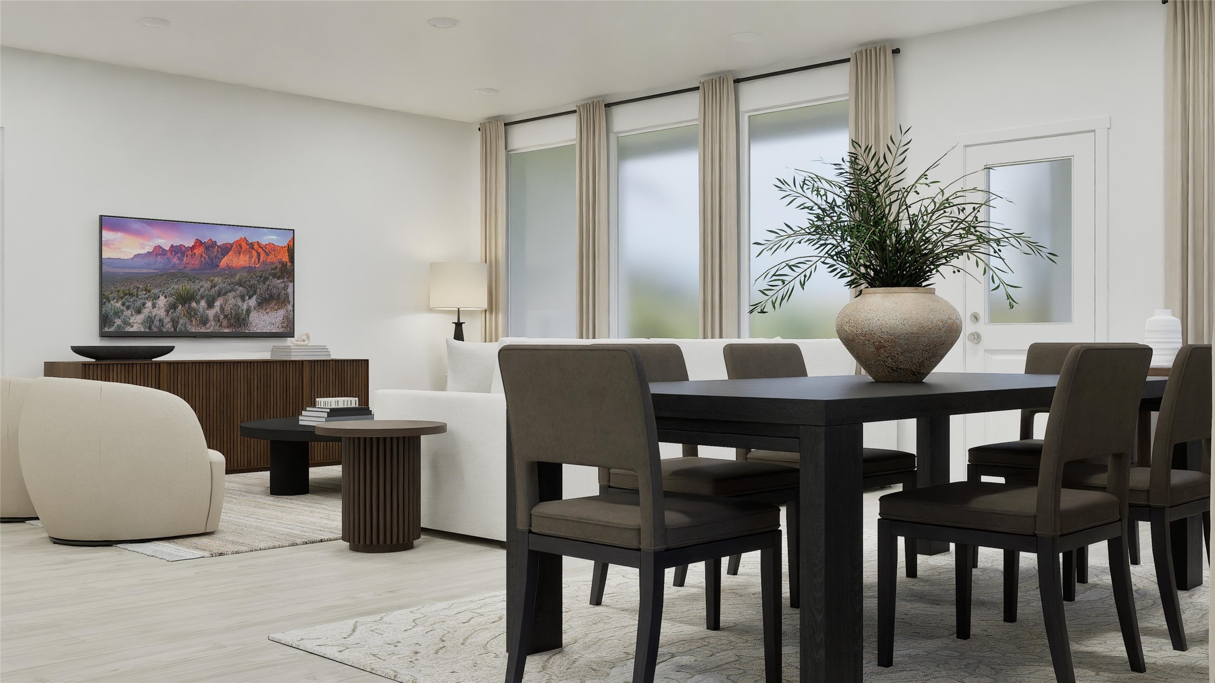 135 Outrigger Way Kyle, TX 78640 - Photo 13 of 33 a view of a dining room with furniture and window