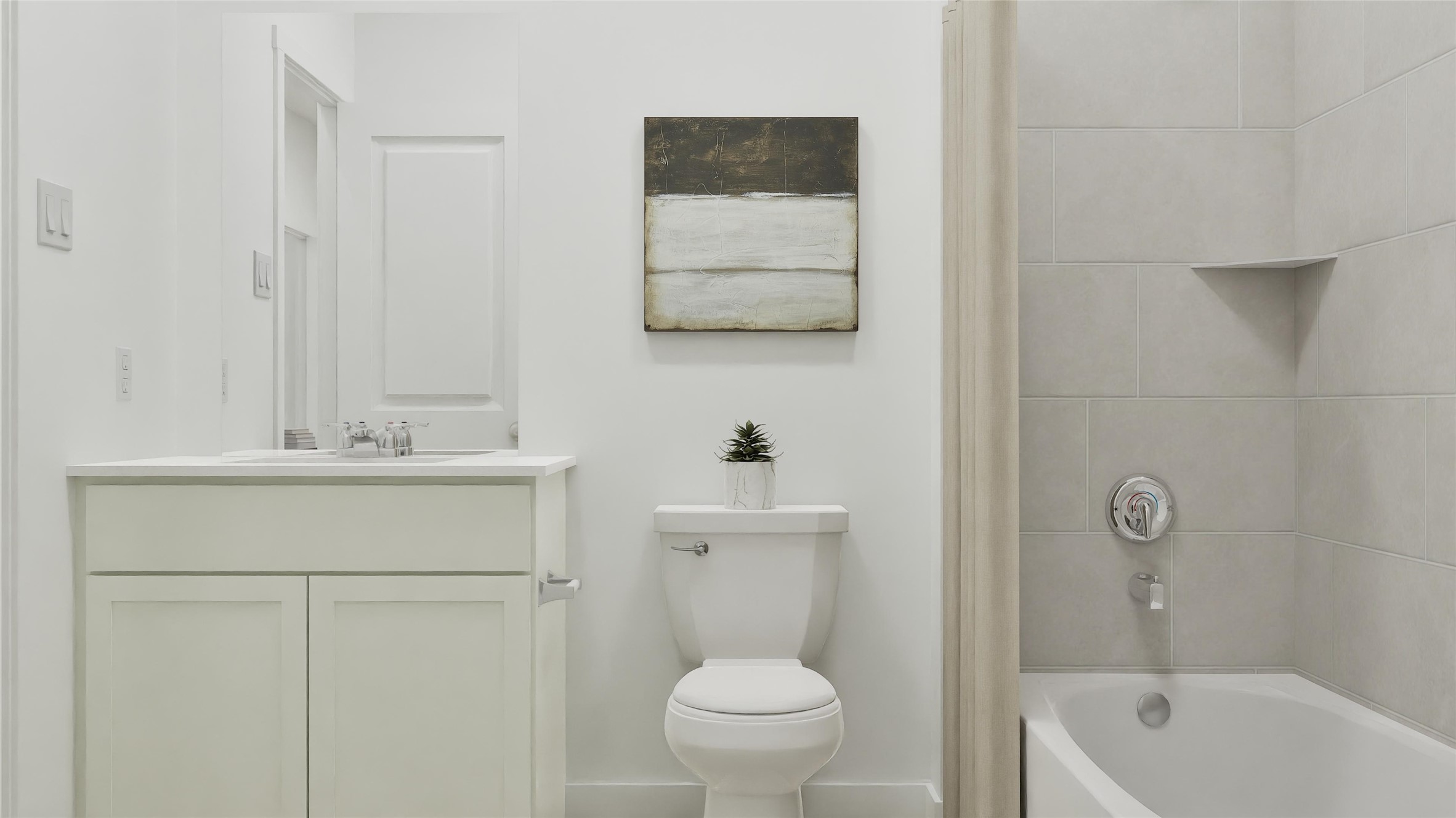 135 Outrigger Way Kyle, TX 78640 - Photo 23 of 33 a bathroom with a sink a toilet and shower