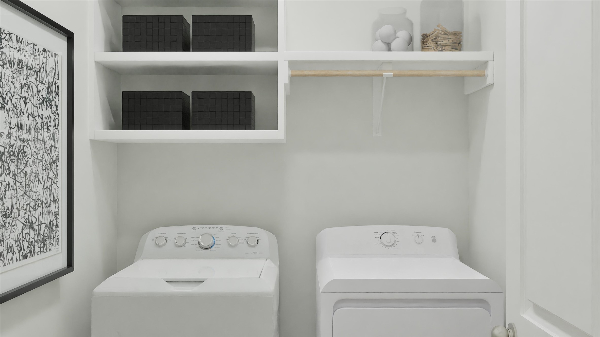 135 Outrigger Way Kyle, TX 78640 - Photo 24 of 33 a utility room with dryer and washer