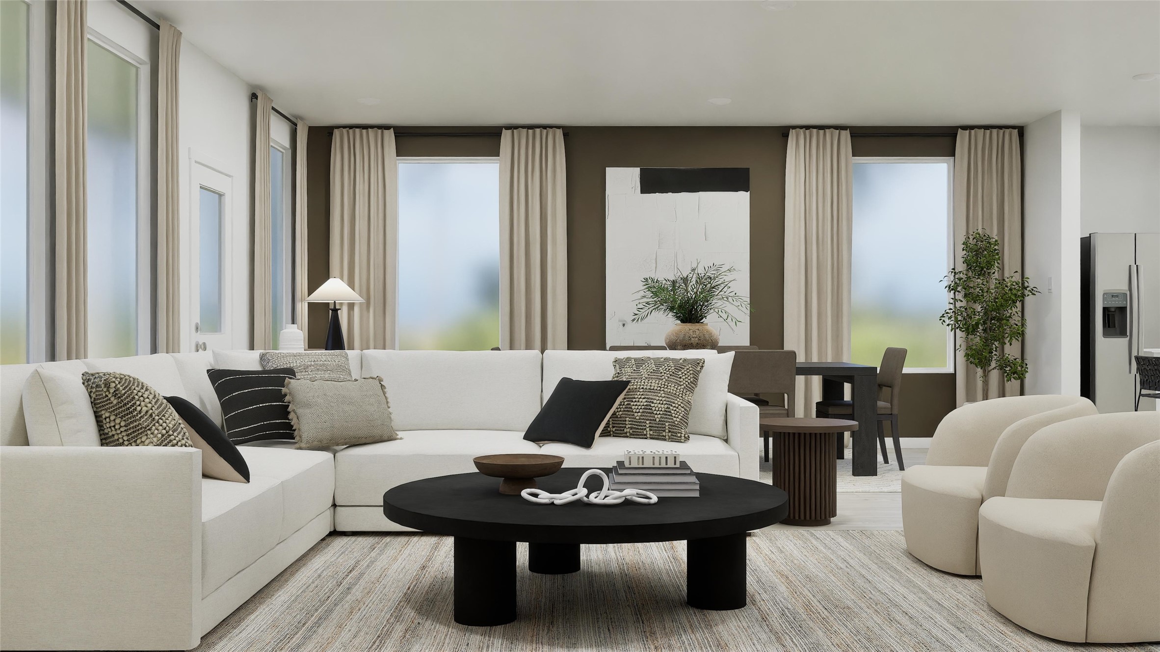 135 Outrigger Way Kyle, TX 78640 - Photo 25 of 33 a living room with furniture and a large window