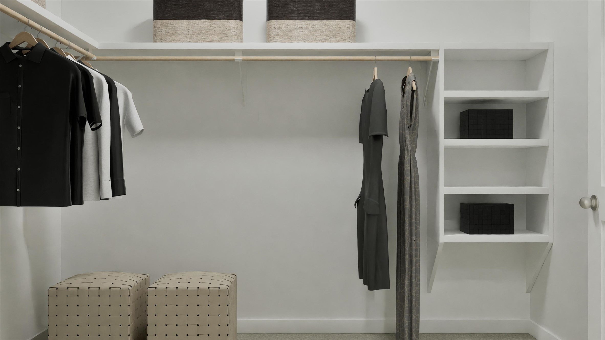 135 Outrigger Way Kyle, TX 78640 - Photo 33 of 33 a view of walk in closet with clothes and shoes