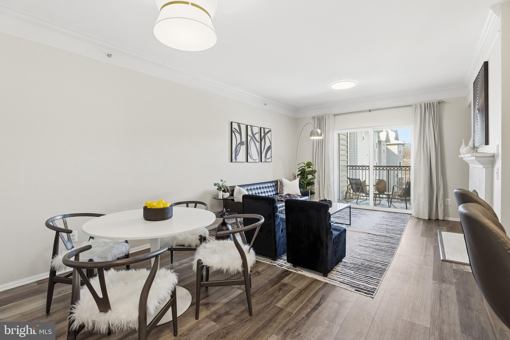 1580 Spring Gate Dr., Unit 4406 McLean, VA 22102 - Photo 5 of 43 Dining/Living Room View