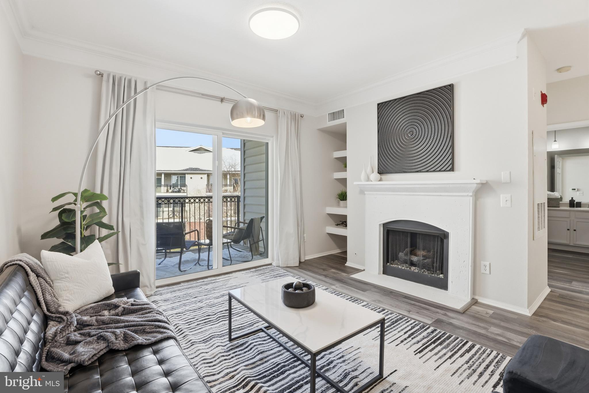 1580 Spring Gate Dr., Unit 4406 McLean, VA 22102 - Photo 9 of 43 Cozy Fire Place