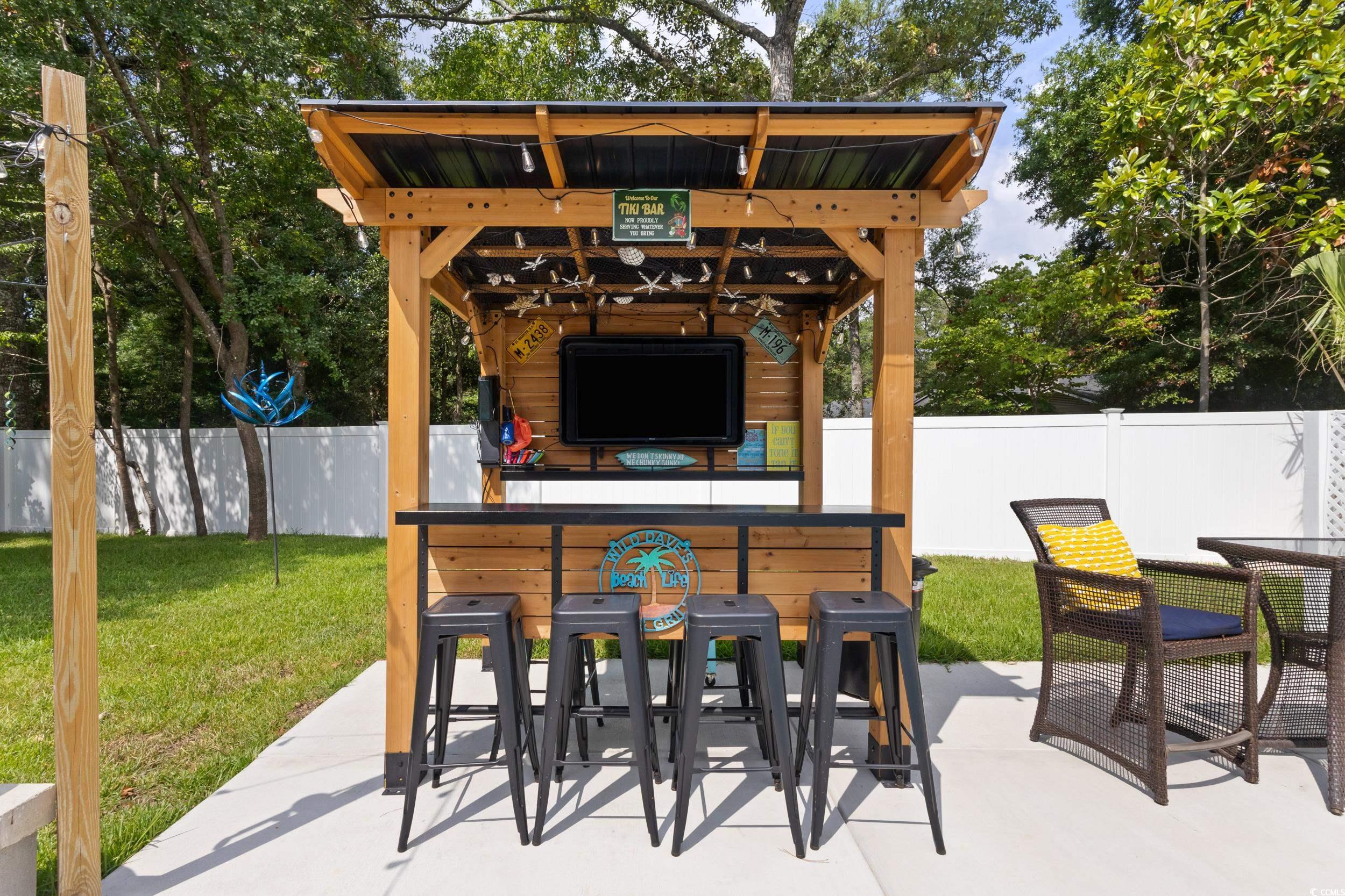 815 Tillson Road North Myrtle Beach, SC 29582 - Photo 32 of 39 View of patio / terrace with a gazebo
