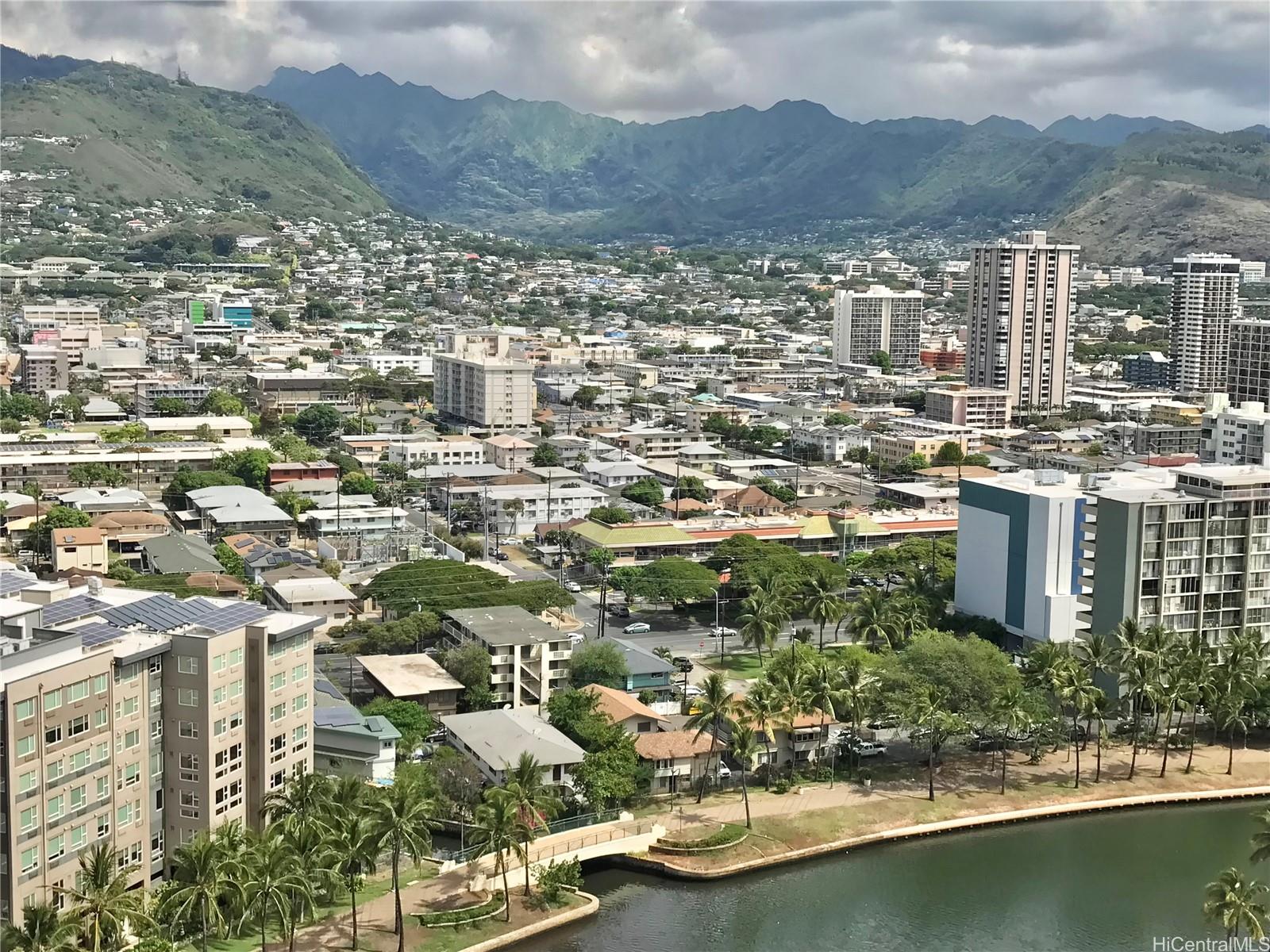 1717 Ala Wai Boulevard, Unit 2502 Honolulu, HI 96815 - Photo 15 of 15 a view of a city with mountains in the background