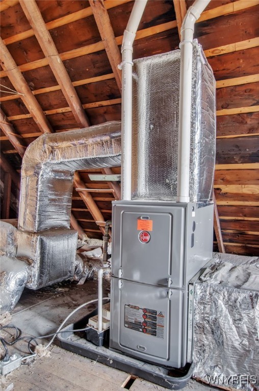 116 19th Street Buffalo, NY 14213 - Photo 22 of 25 Attic/Furnace for Upper Unit