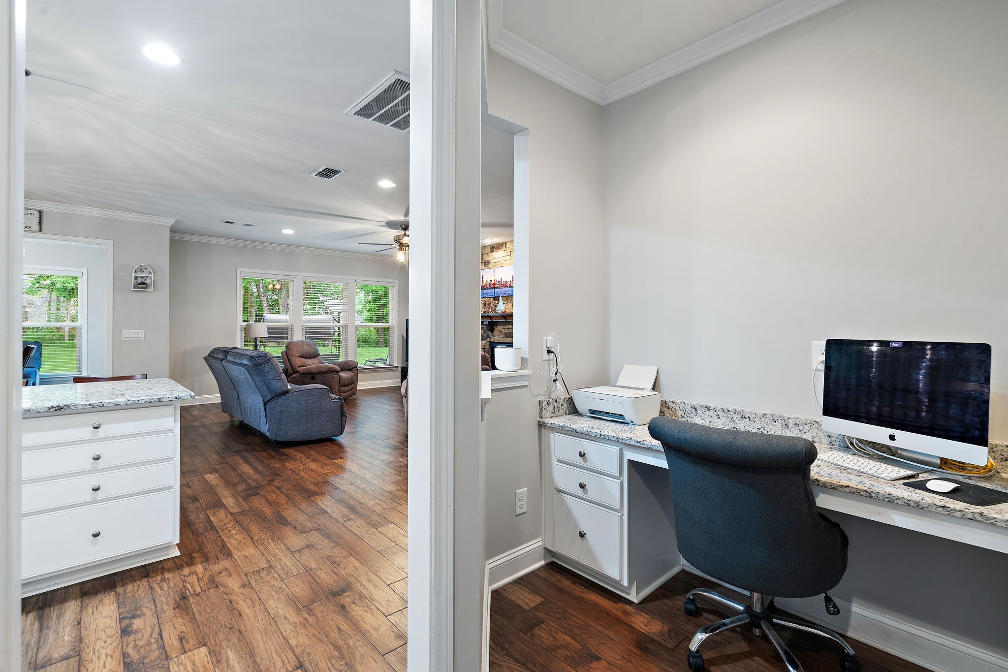 4012 Compass Pointe Court Thompson's Station, TN 37179 - Photo 16 of 54 a view of a workspace with furniture and a window