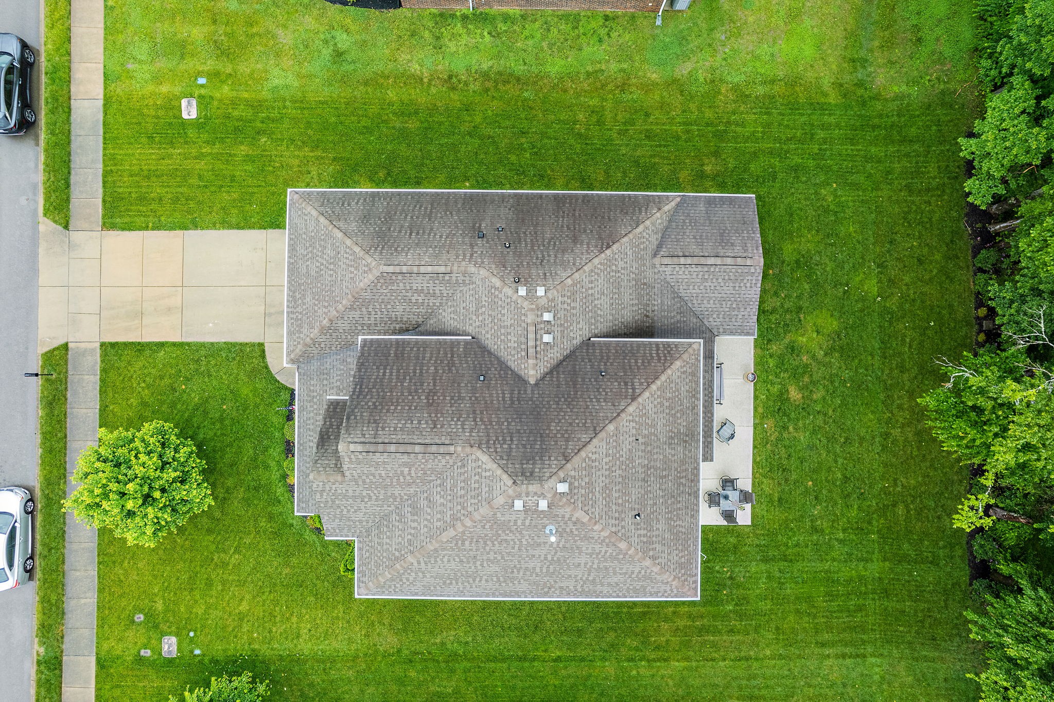 4012 Compass Pointe Court Thompson's Station, TN 37179 - Photo 48 of 54 an aerial view of a house with a yard