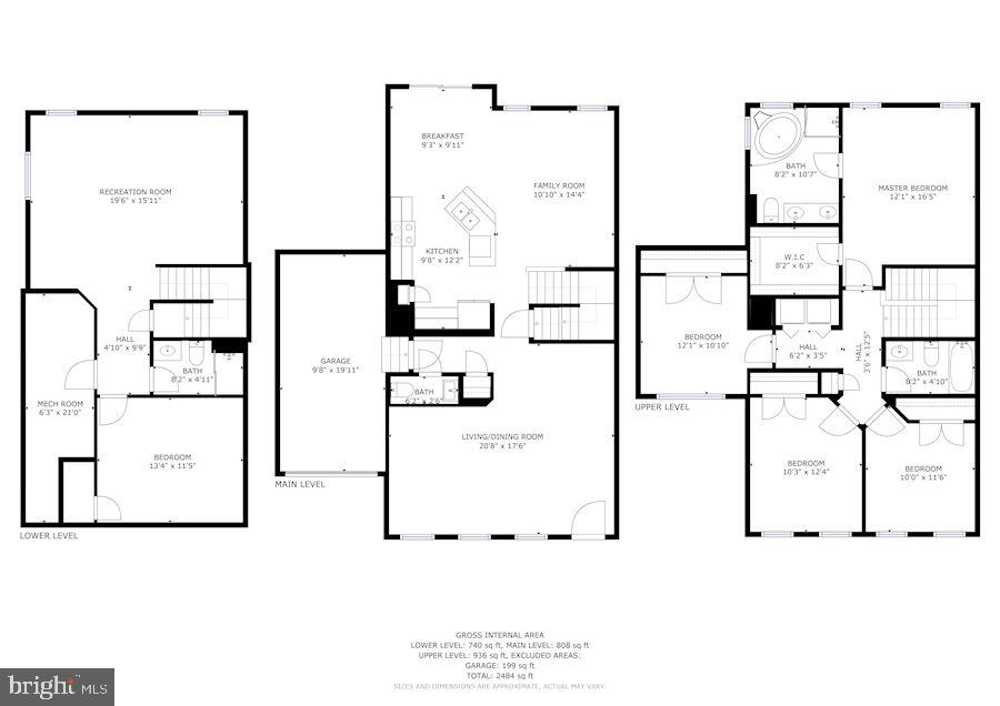 9709 Langley Road Baltimore, MD 21220 - Photo 31 of 31 Floor Plan