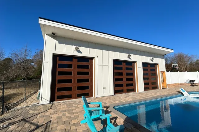 a front view of a house with a window