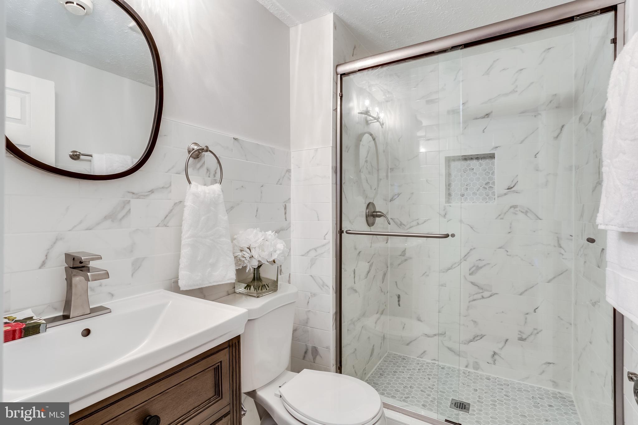 7843 Metacomet Road Hanover, MD 21076 - Photo 13 of 33 Updated master bathroom.