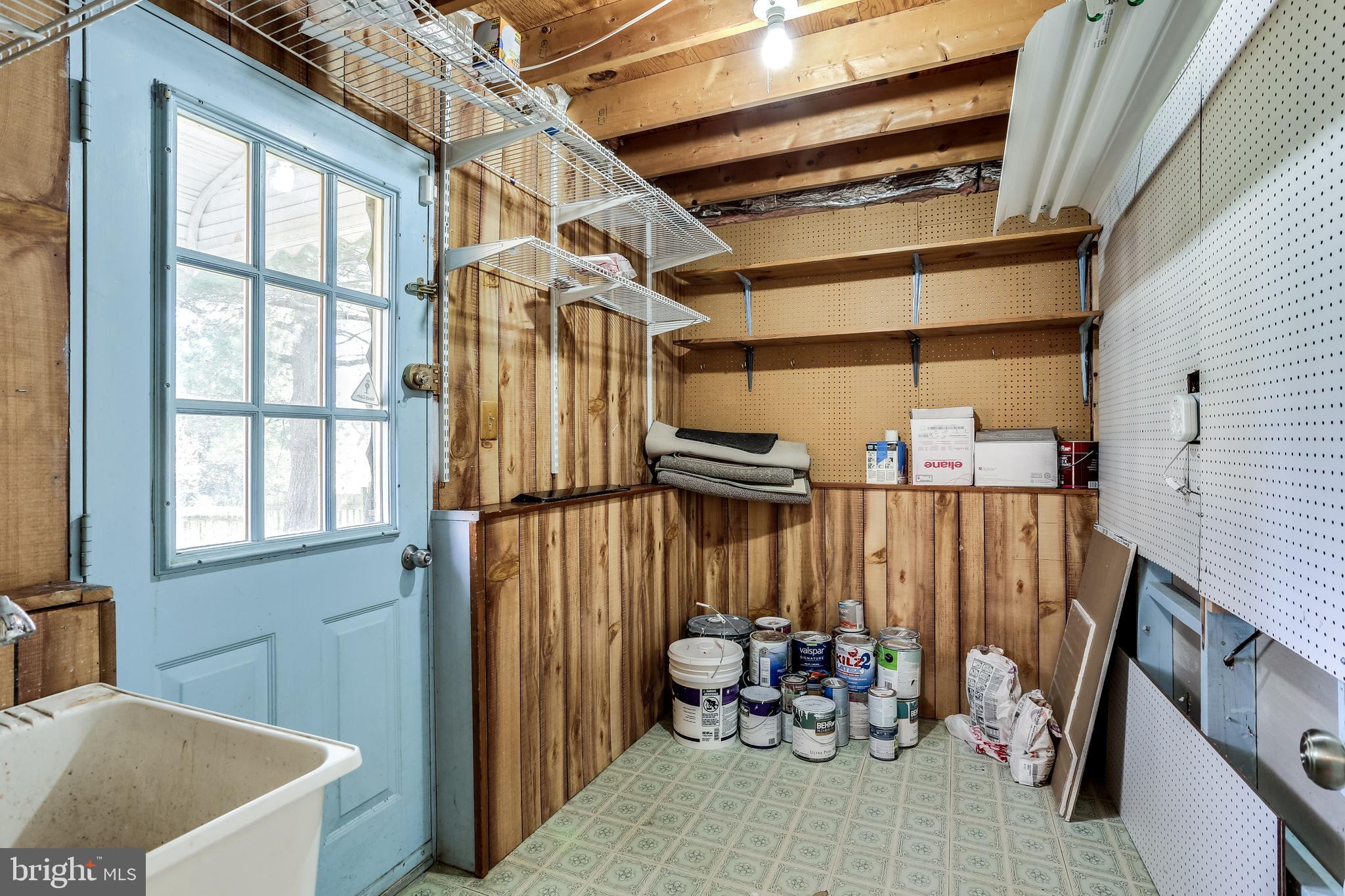 7843 Metacomet Road Hanover, MD 21076 - Photo 26 of 33 Storage with walkout to spacious backyard.