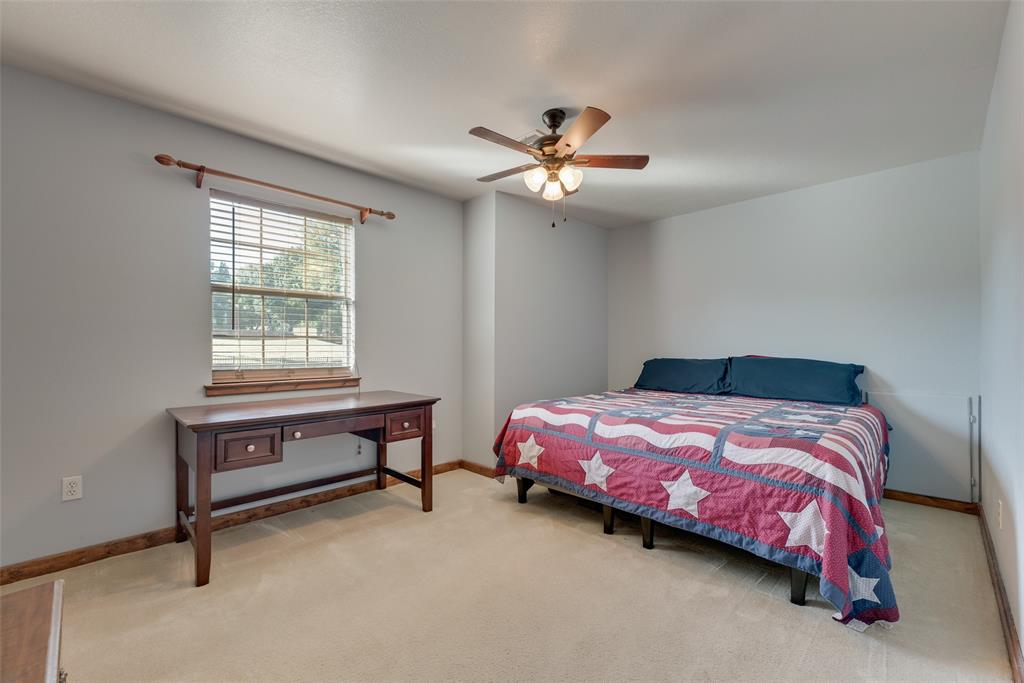 82 Trail Ridge Drive Melissa, TX 75454 - Photo 21 of 29 Third bedroom with carpet, ceiling fan, and walk-in closet