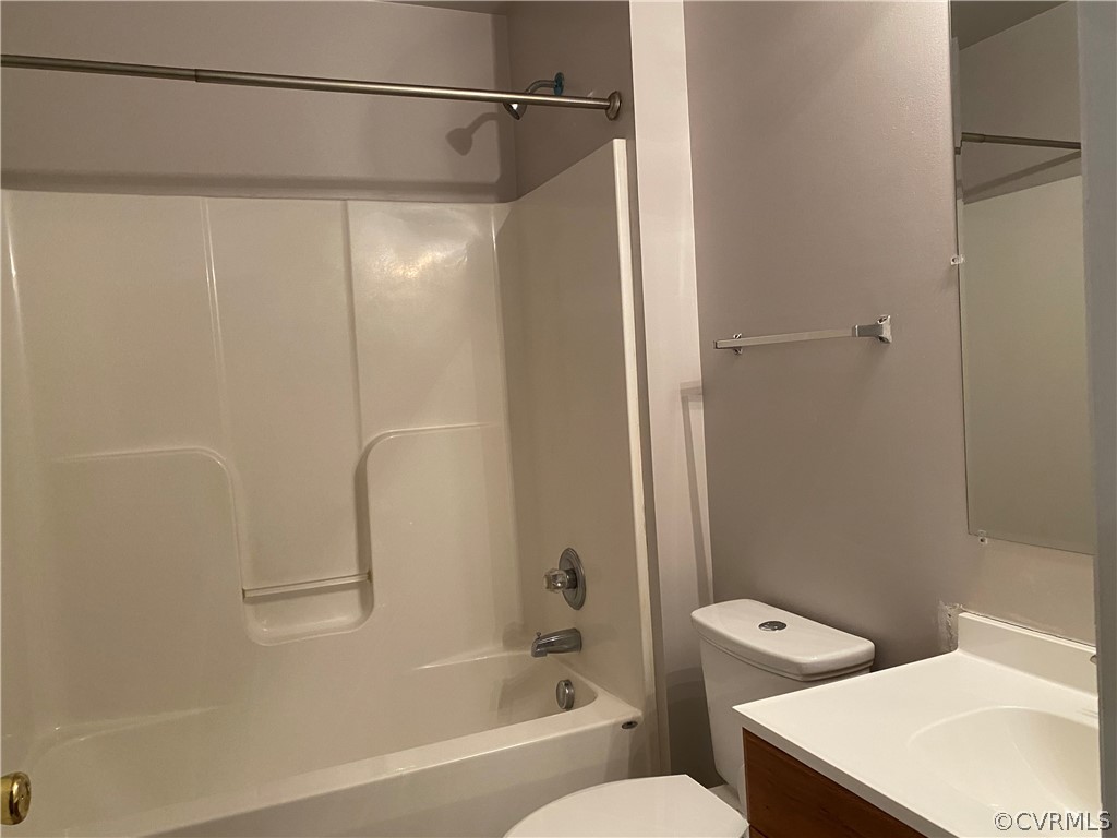 3524 Forest Grove Road Sandy Hook, VA 23153 - Photo 9 of 18 a bathroom with a shower and a toilet