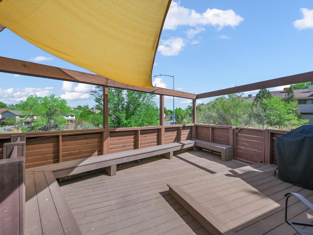 383 Explorer Court, Unit B Grand Junction, CO 81507 - Photo 34 of 40 a view of sitting area with furniture and wooden deck