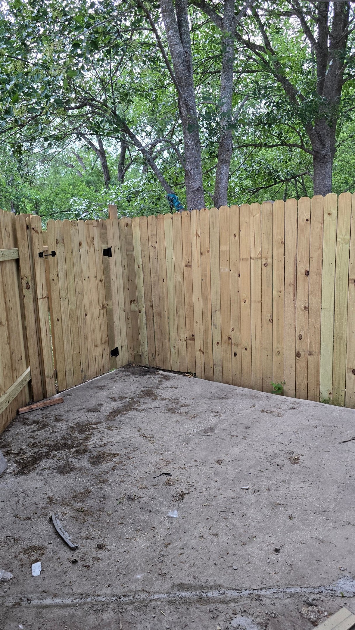 101 South Lockhart Street, Unit A Manor, TX 78653 - Photo 16 of 21 a view of small yard with wooden fence