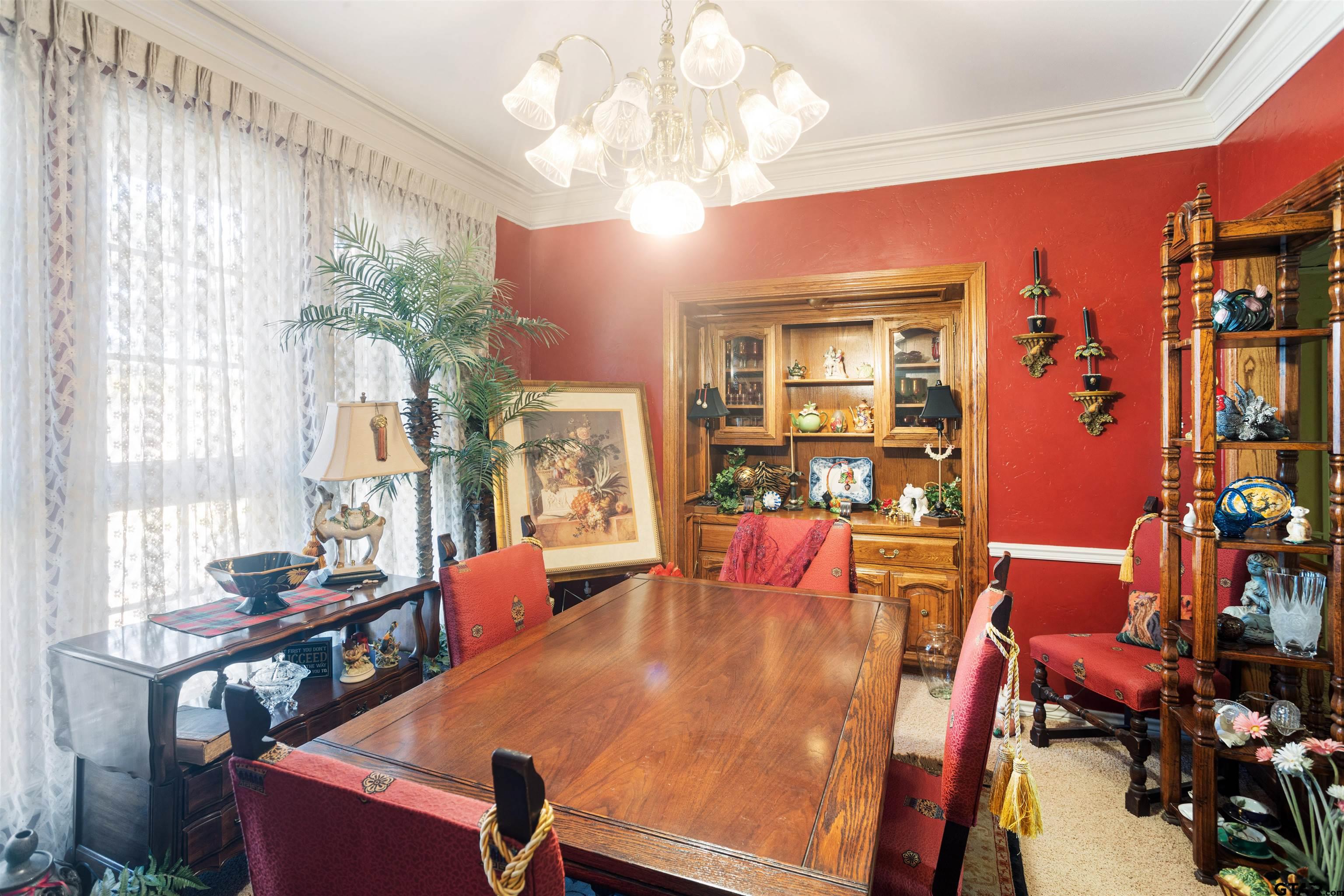1701 Tall Timber Drive Flint, TX 75762 - Photo 17 of 40 a view of a dining room with furniture window and outside view