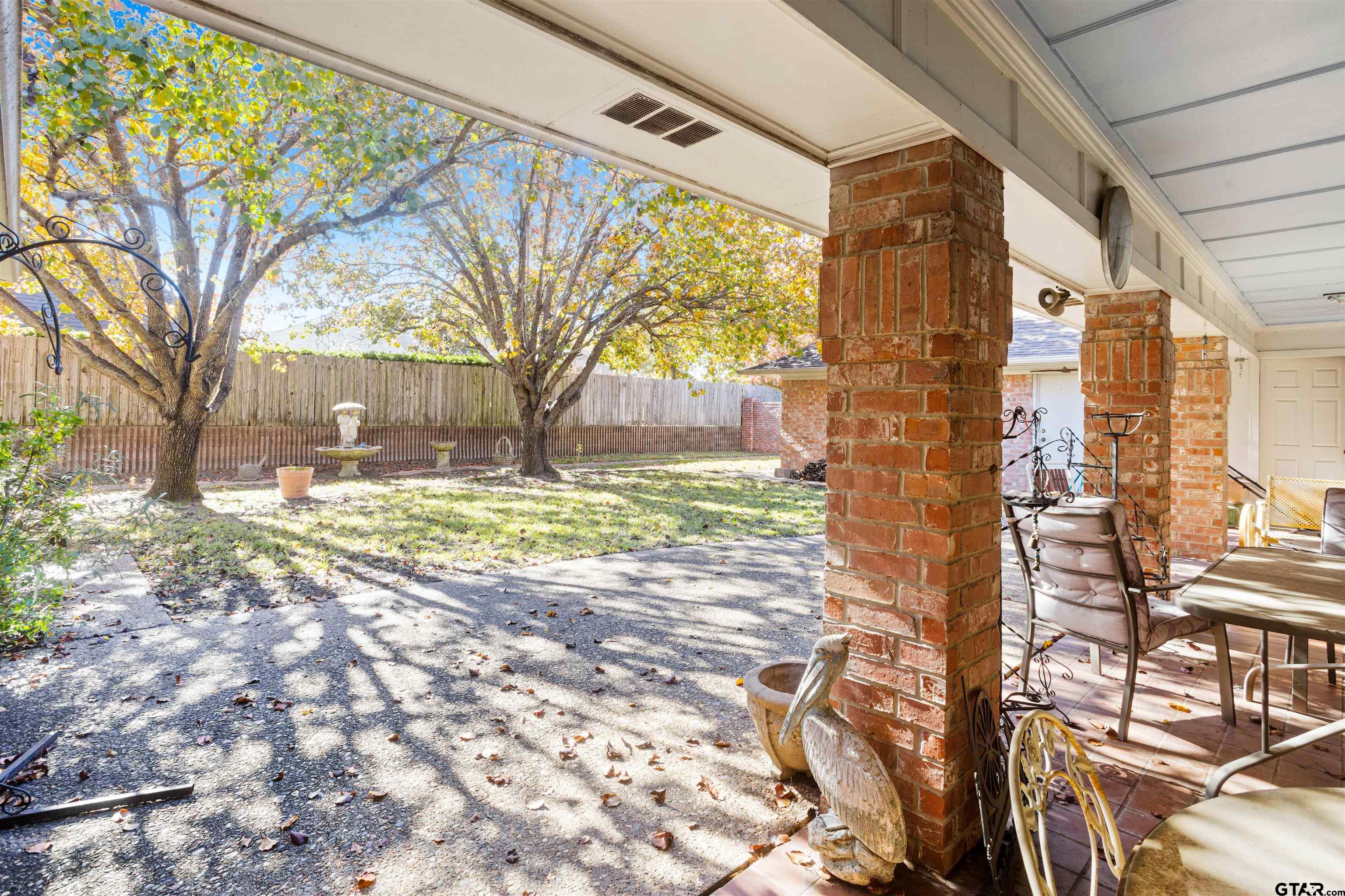 1701 Tall Timber Drive Flint, TX 75762 - Photo 38 of 40 a view of back yard of the house