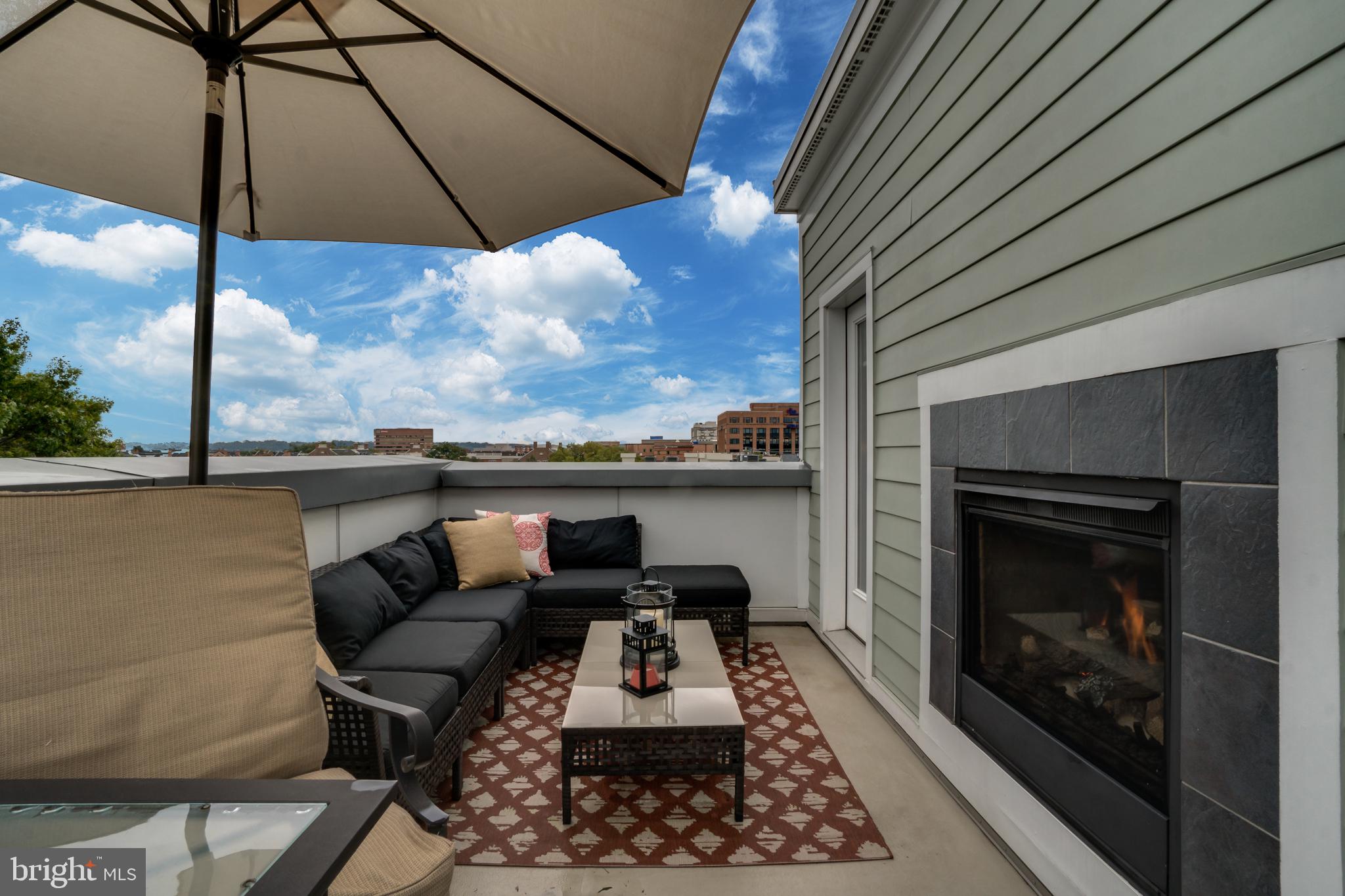 826 First Street Alexandria, VA 22314 - Photo 23 of 29 Double-sided fireplace