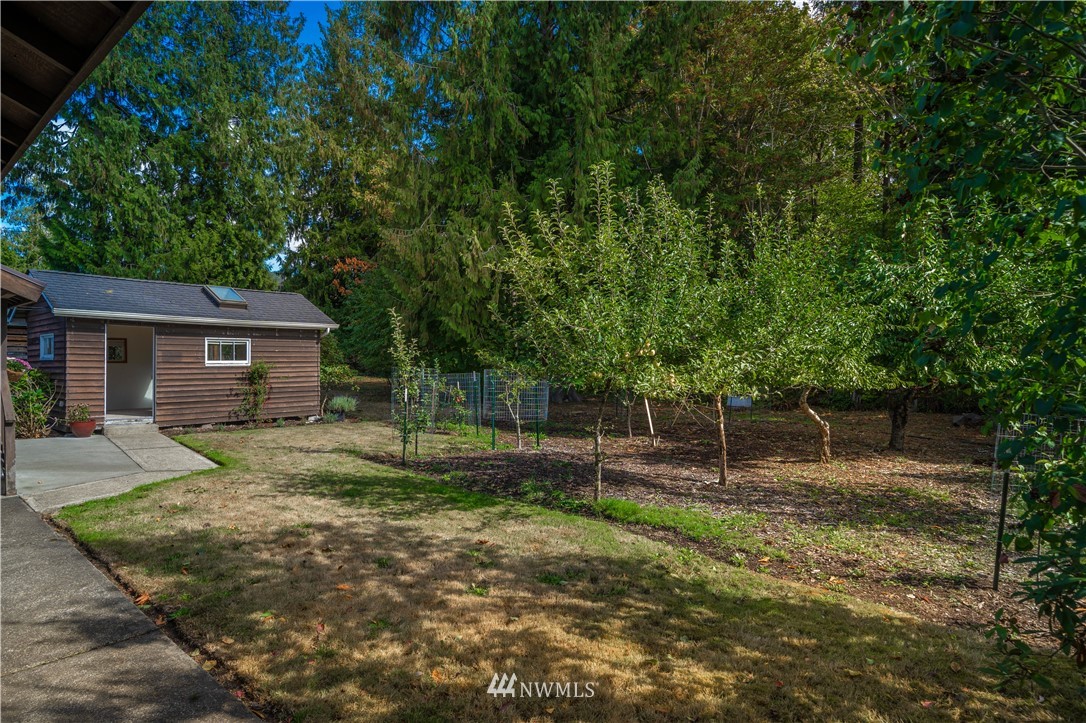 18003 Rhodes Lake Road East Bonney Lake, WA 98391 - Photo 34 of 40 a backyard of a house