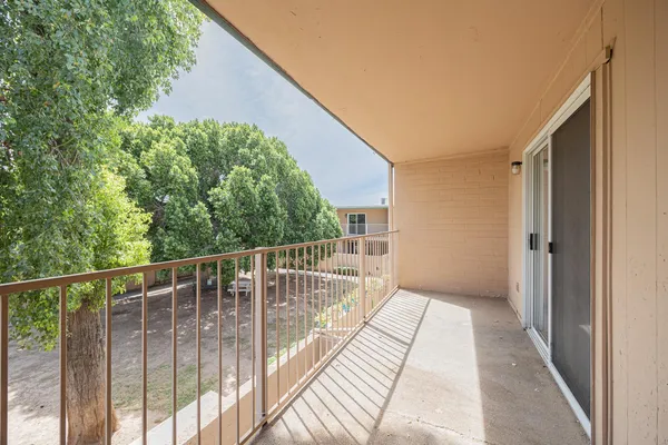 a view of balcony