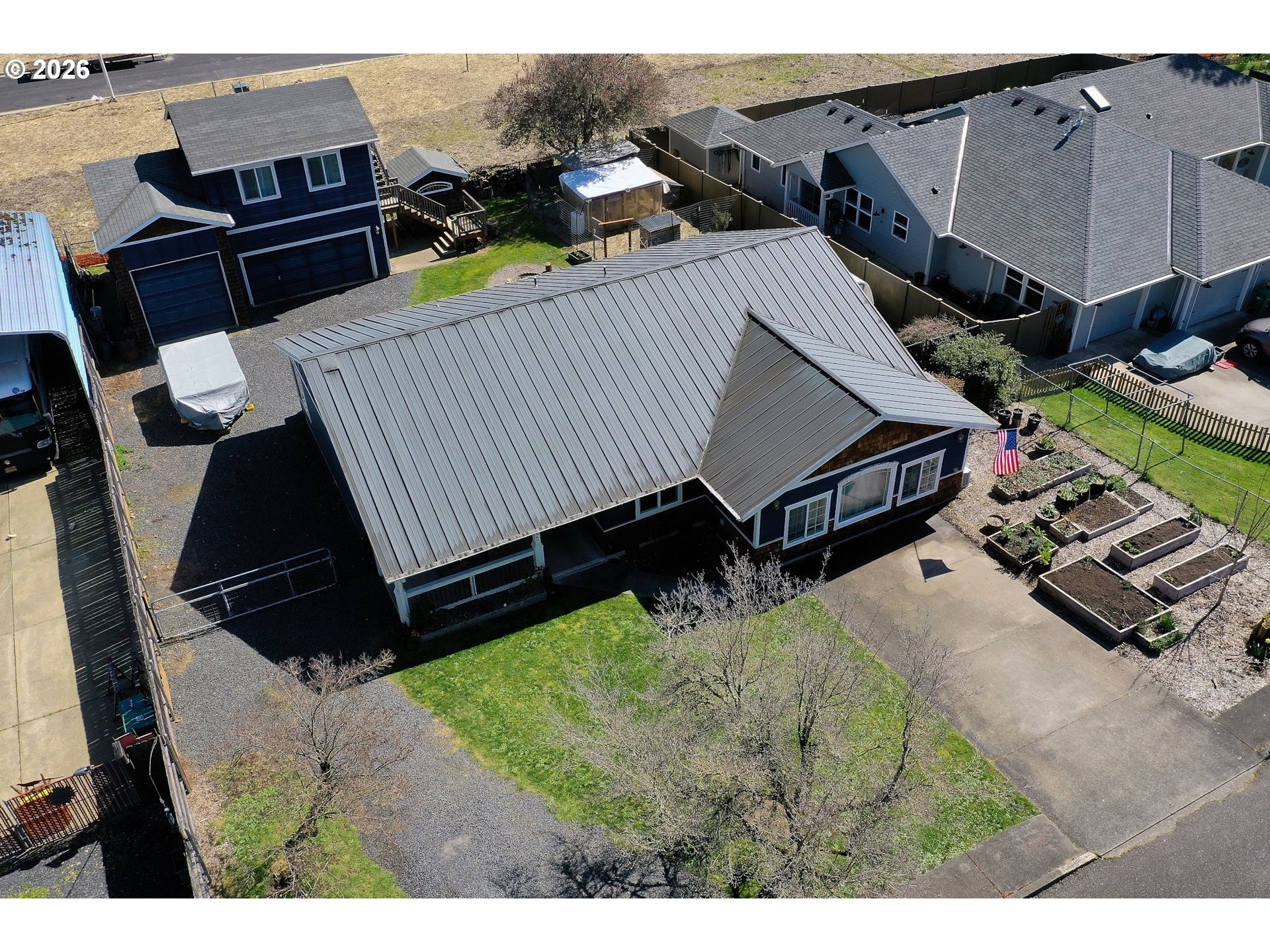 52320 Southwest Taylor Street Scappoose, OR 97056 - Photo 46 of 48 a view of backyard with seating space
