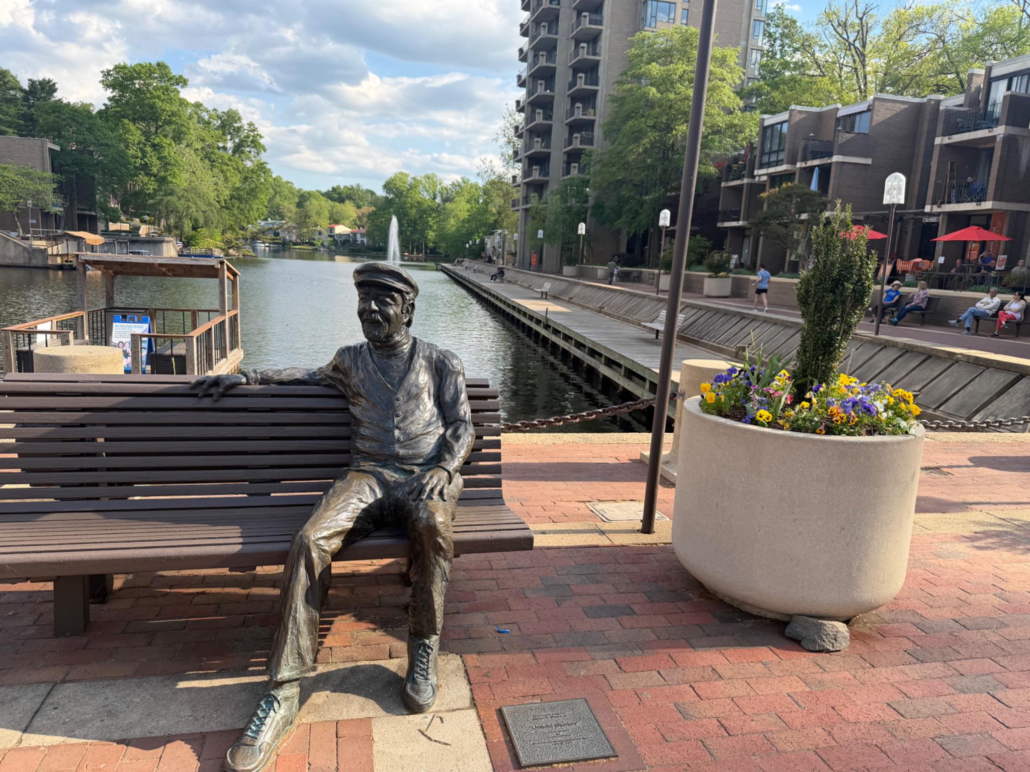 1552 Northgate Square, Unit 12B Reston, VA 20190 - Photo 28 of 29 Statue of Robert E. Simon - Founder of Reston