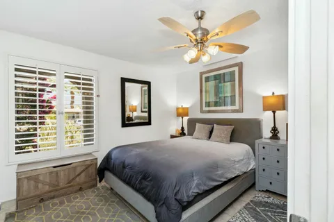 a view of front door and bedroom