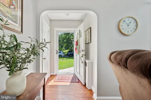 a very nice looking room with a large window