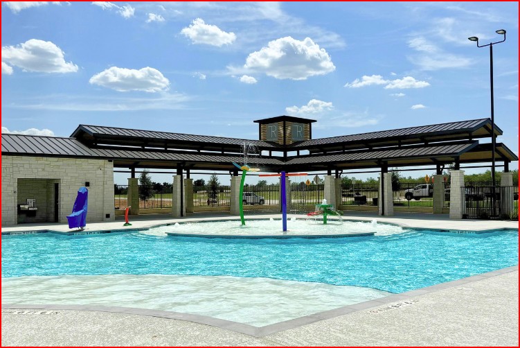 130 Hornet Street Elgin, TX 78621 - Photo 8 of 10 a view of a swimming pool with an outdoor seating