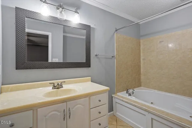 a bathroom with a sink and a bathtub