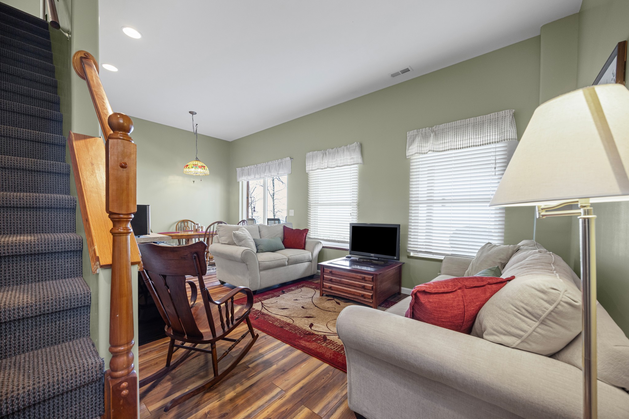 300 Iron Gap Road Belvidere, TN 37306 - Photo 34 of 84 a living room with furniture and a flat screen tv