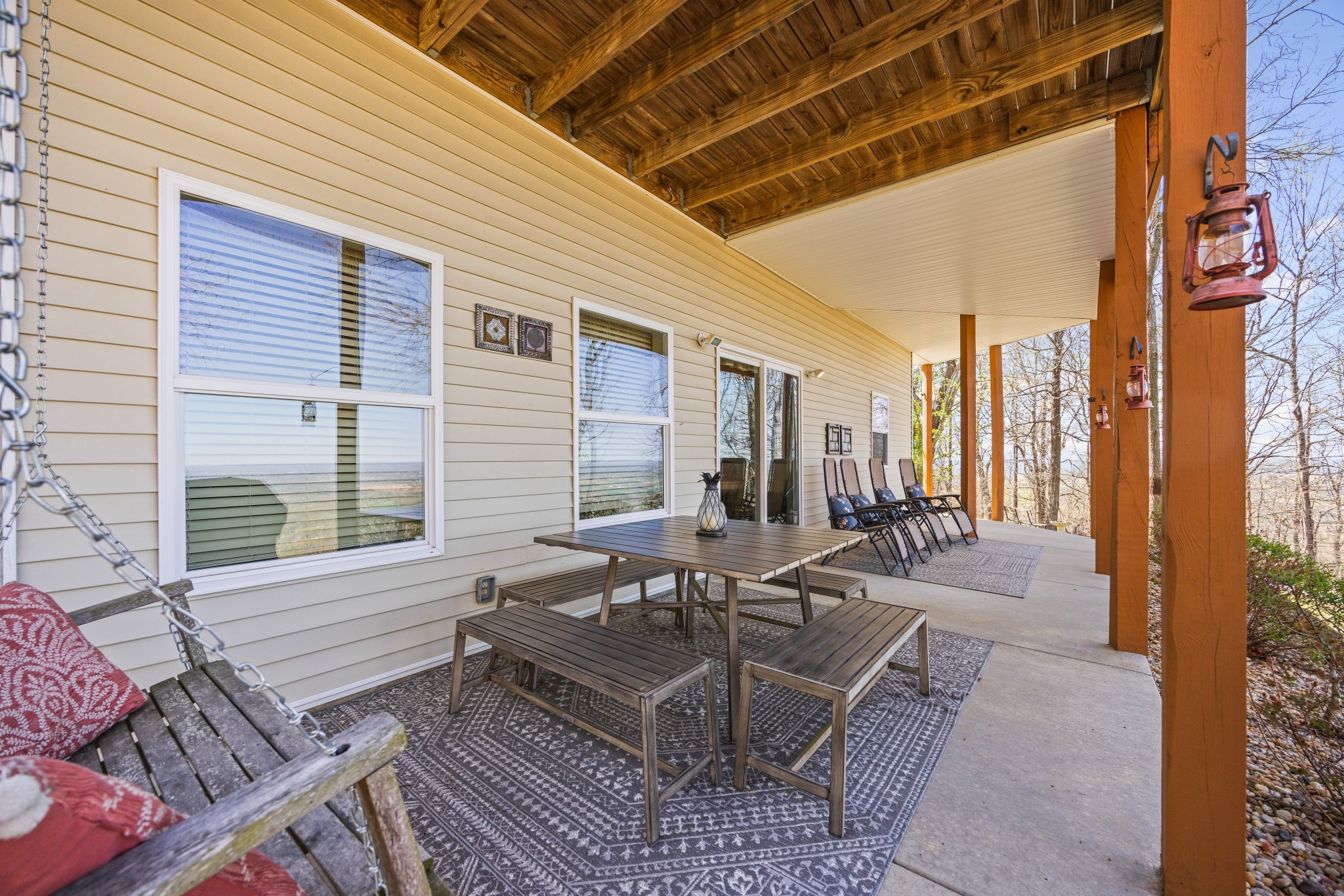 300 Iron Gap Road Belvidere, TN 37306 - Photo 44 of 84 a building outdoor space with patio furniture and wooden floor