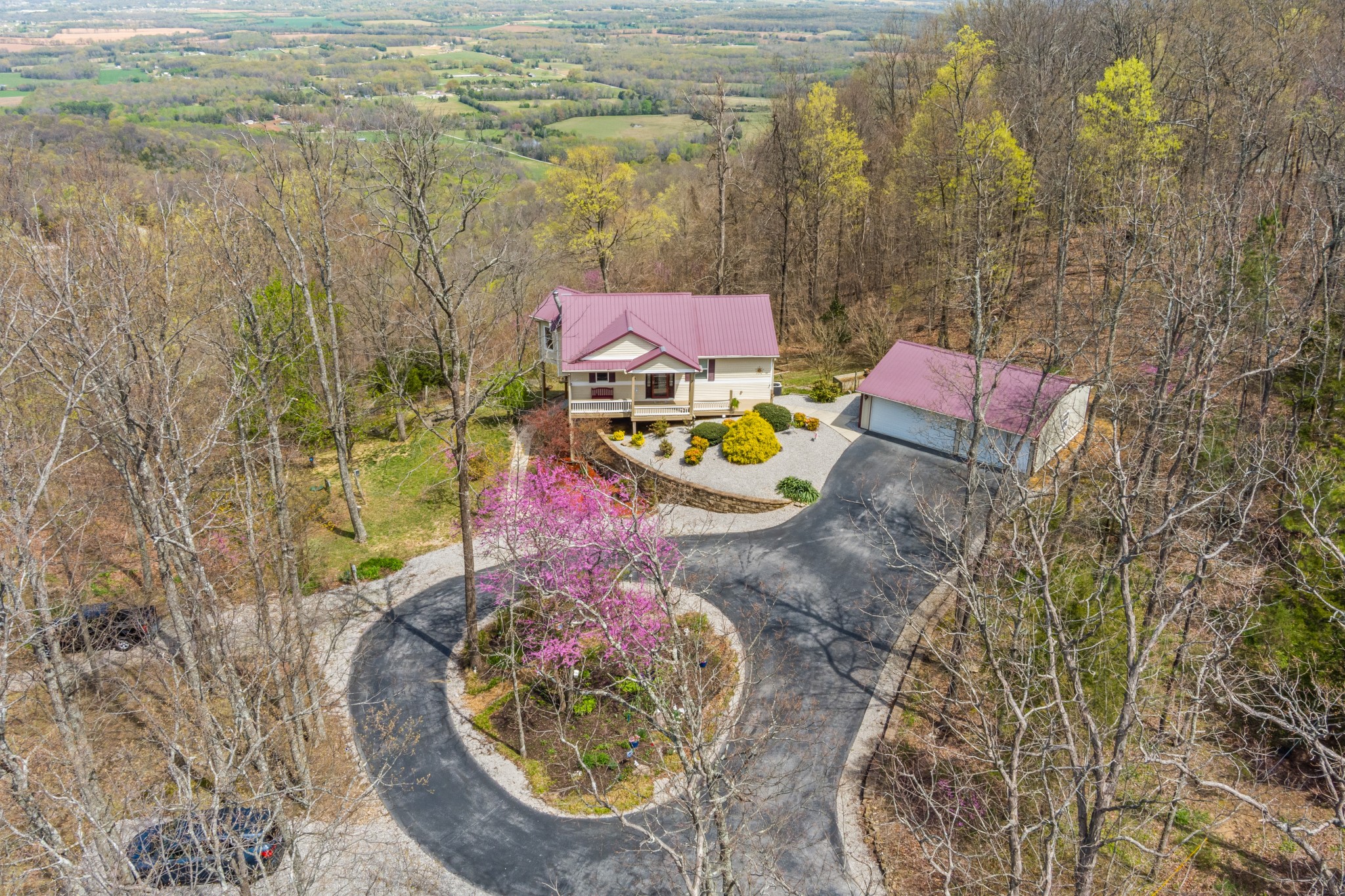 300 Iron Gap Road Belvidere, TN 37306 - Photo 57 of 84 an aerial view of a house with a yard