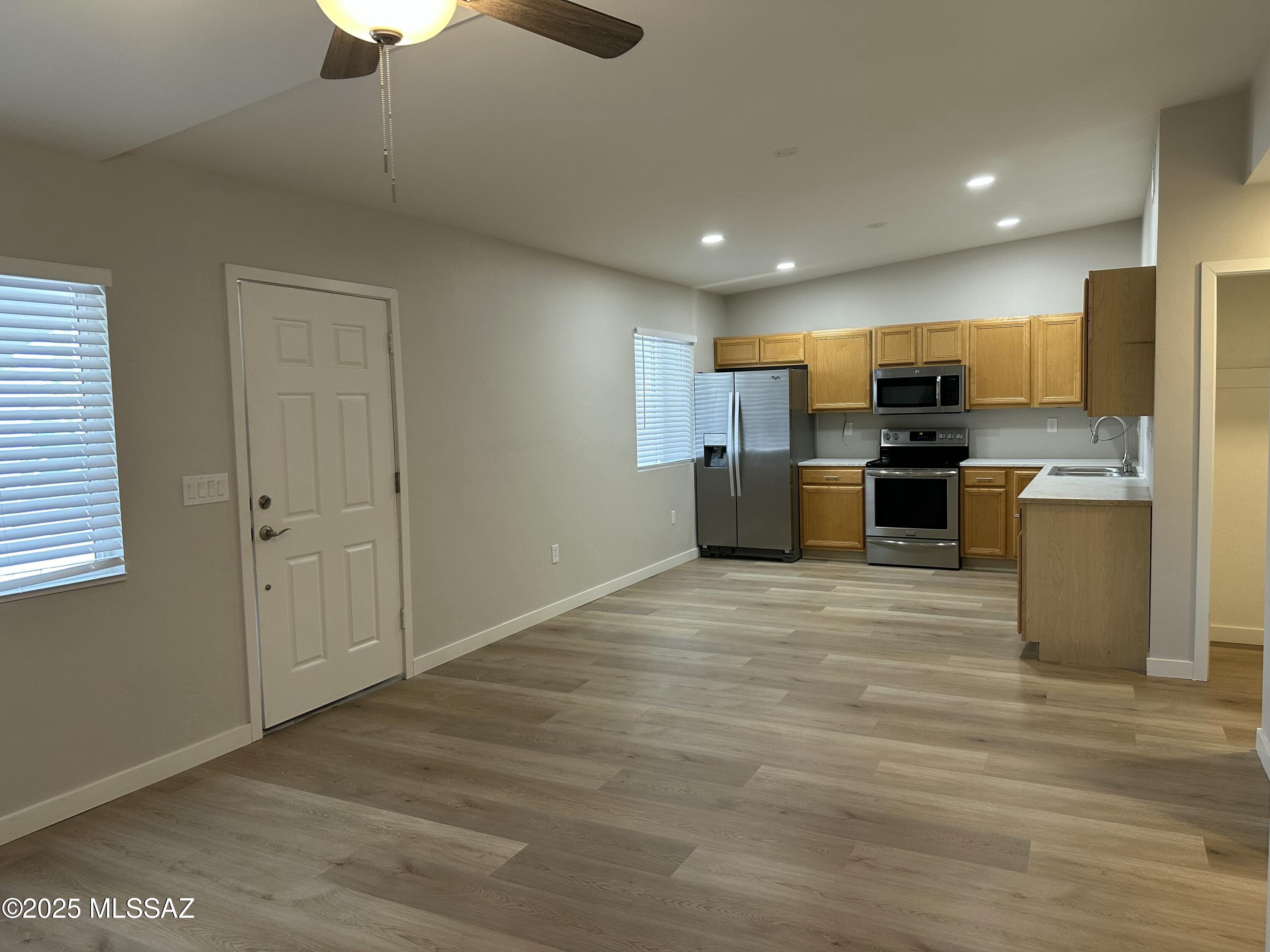 645 East Mabel Street Tucson, AZ 85705 - Photo 6 of 22 a view of kitchen with wooden floor