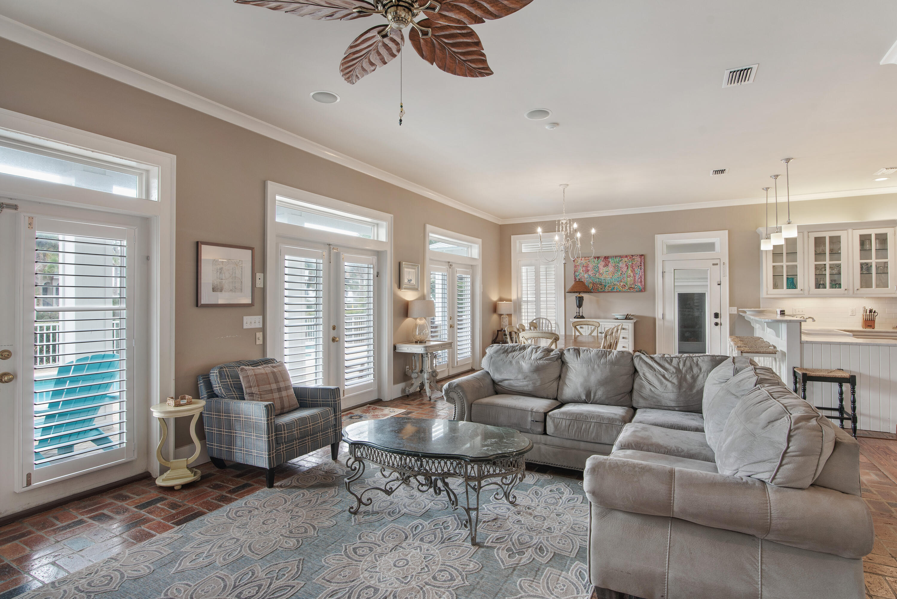 4484 Ocean View Drive Destin, FL 32541 - Photo 8 of 40 a living room with furniture and a large window
