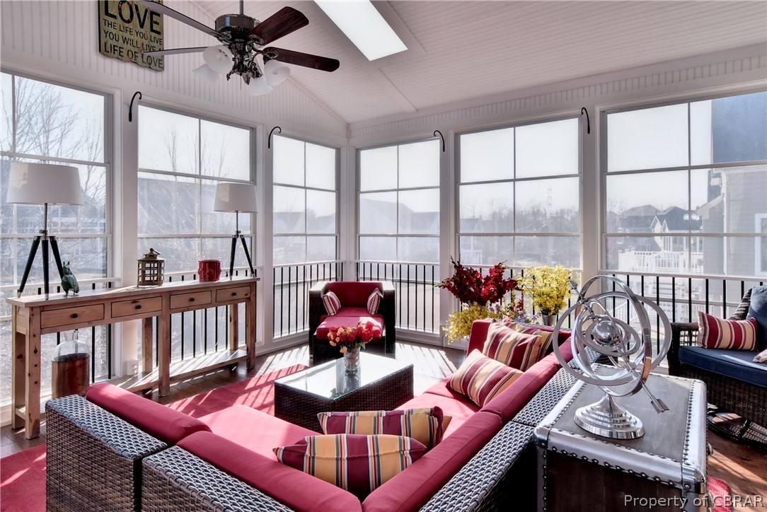 4205 Old Lock Road Williamsburg, VA 23188 - Photo 15 of 49 The sun room is the perfect space for morning coffee or winding down at the end of the day or anytime in between.