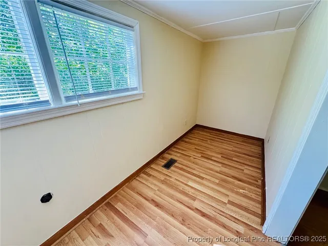 a view of a room with window