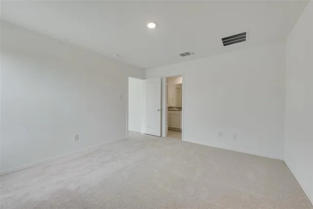 a view of an empty room