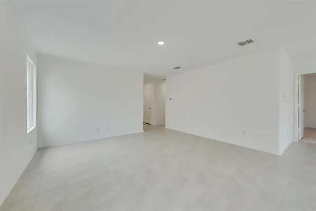 a view of an empty room