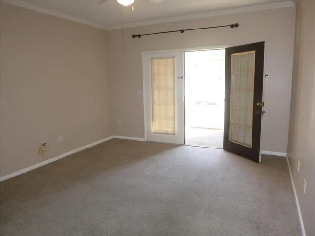 a view of empty room