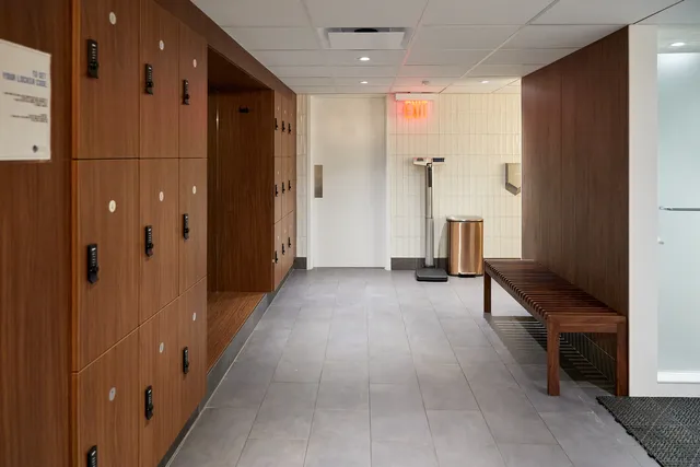 a view of a elevator