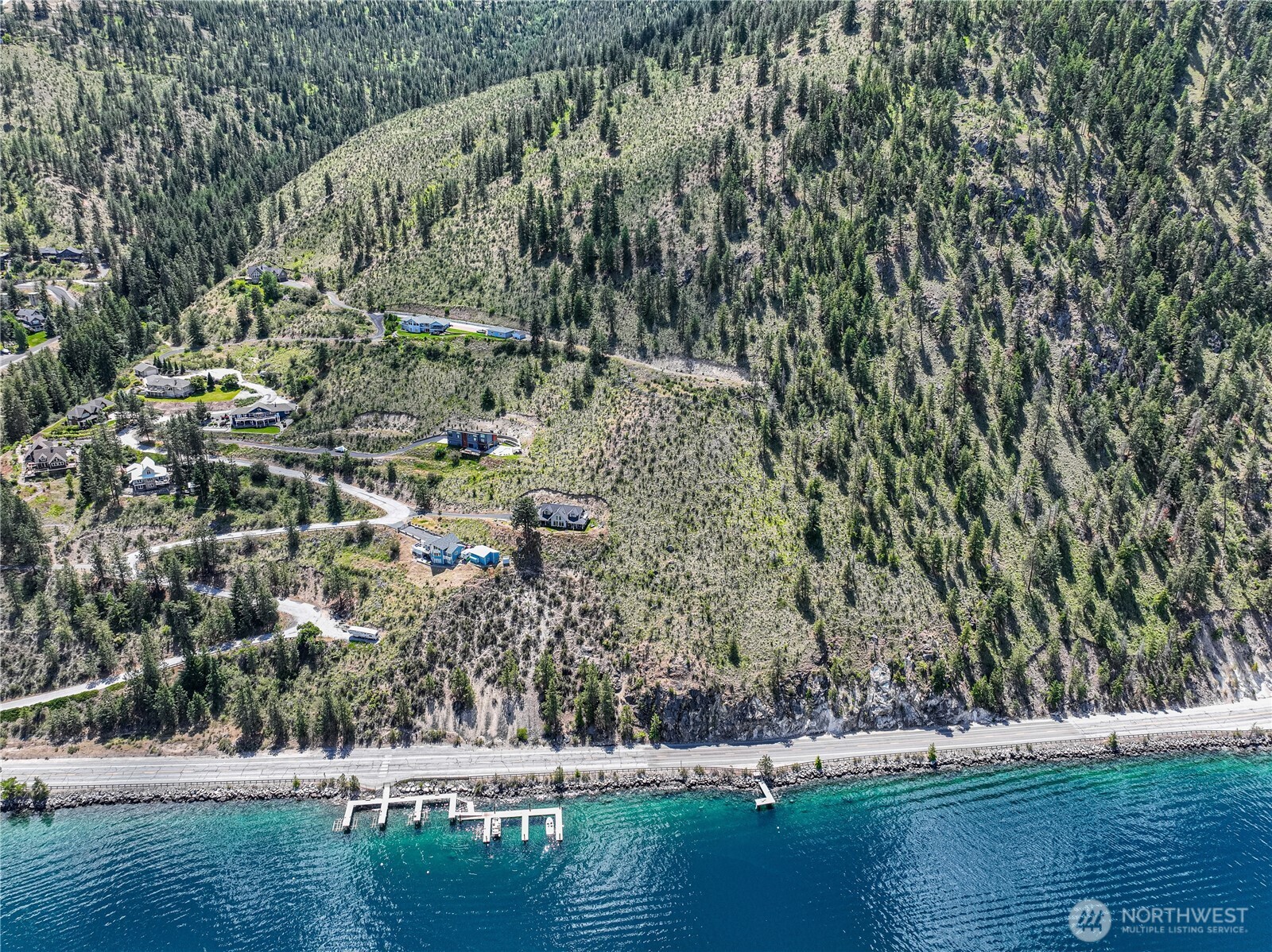 4620 South Lakeshore Road Chelan, WA 98816 - Photo 31 of 40 an aerial view of residential house with outdoor space